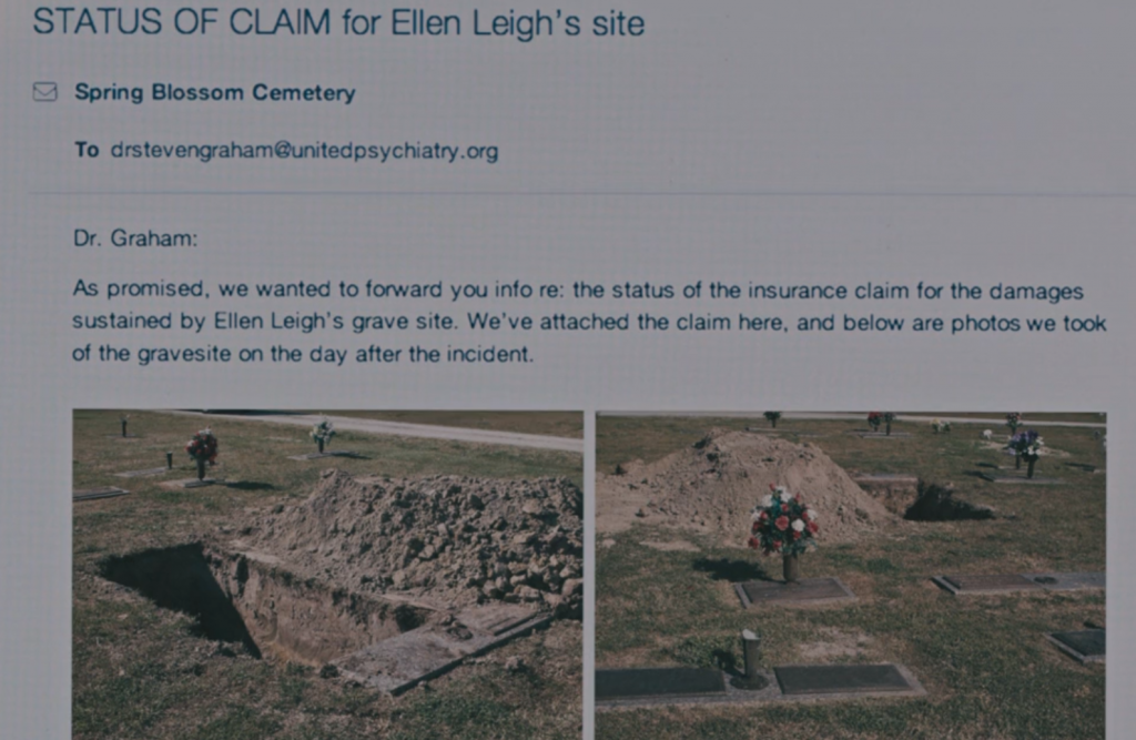 Cemetery Insurance Claim