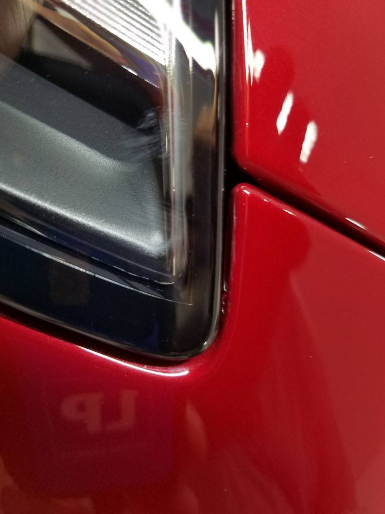 Scuffed paint for Model 3