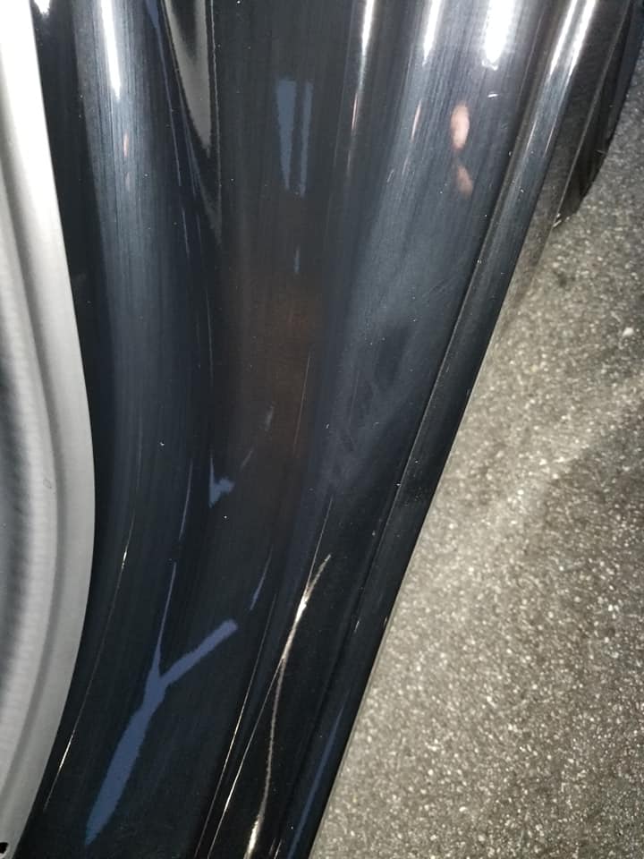 Model 3 Paint Imperfection Door Entry