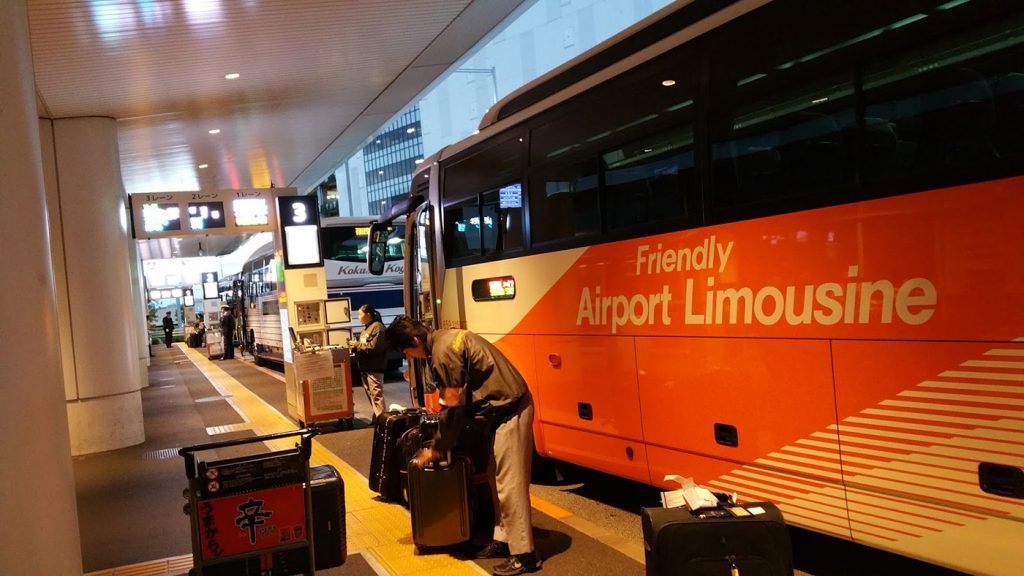 Japan Bus to Quarantine Hotel