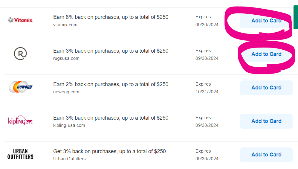 Auto Add Amex Offers