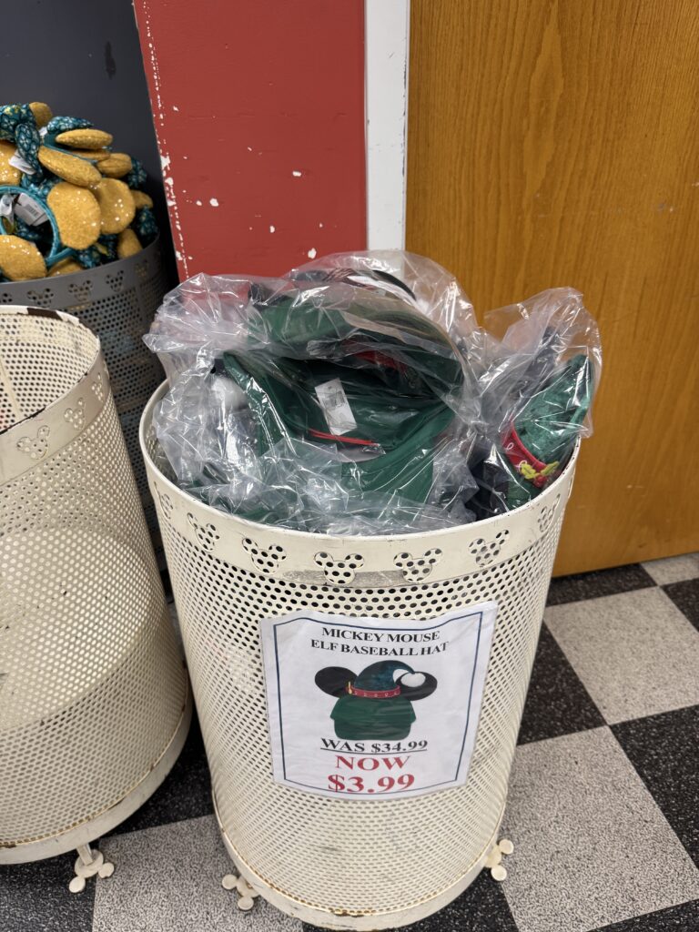 Mickey Elf Baseball Hat for $4!